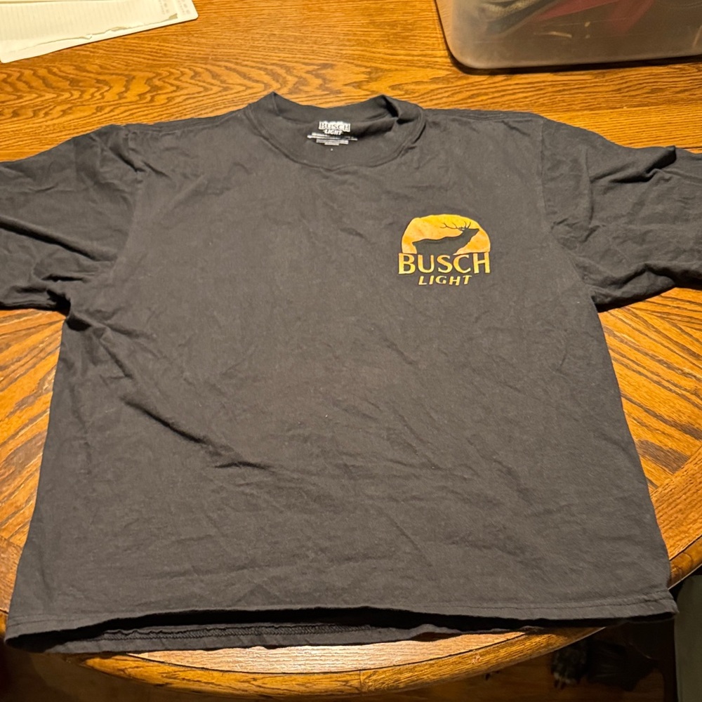 Busch Light Charcoal Short Sleeve Tee